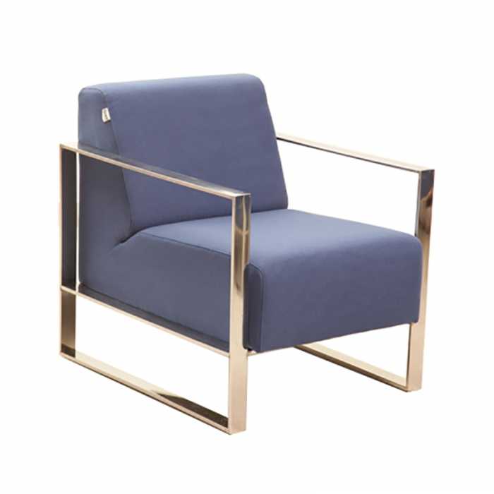 مبل دونفره مدل N58 دسته مشکی لیو