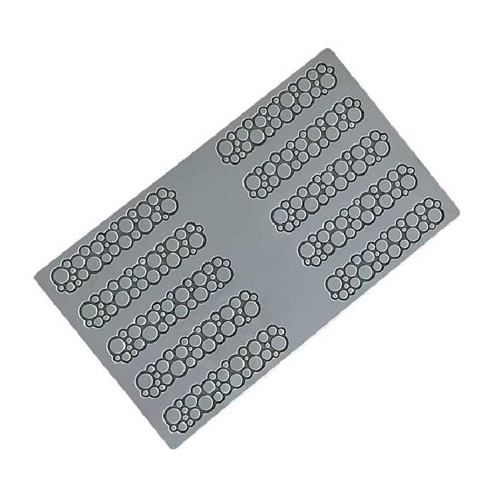 قالب سیلیکونی گارنیش پاونی مدل PR006S