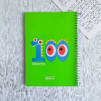 دفتر خط دار 100 برگ sam کد 06