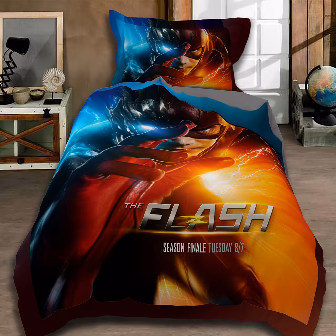 سرویس خواب راشا طرح Flash یک نفره 3 تکه