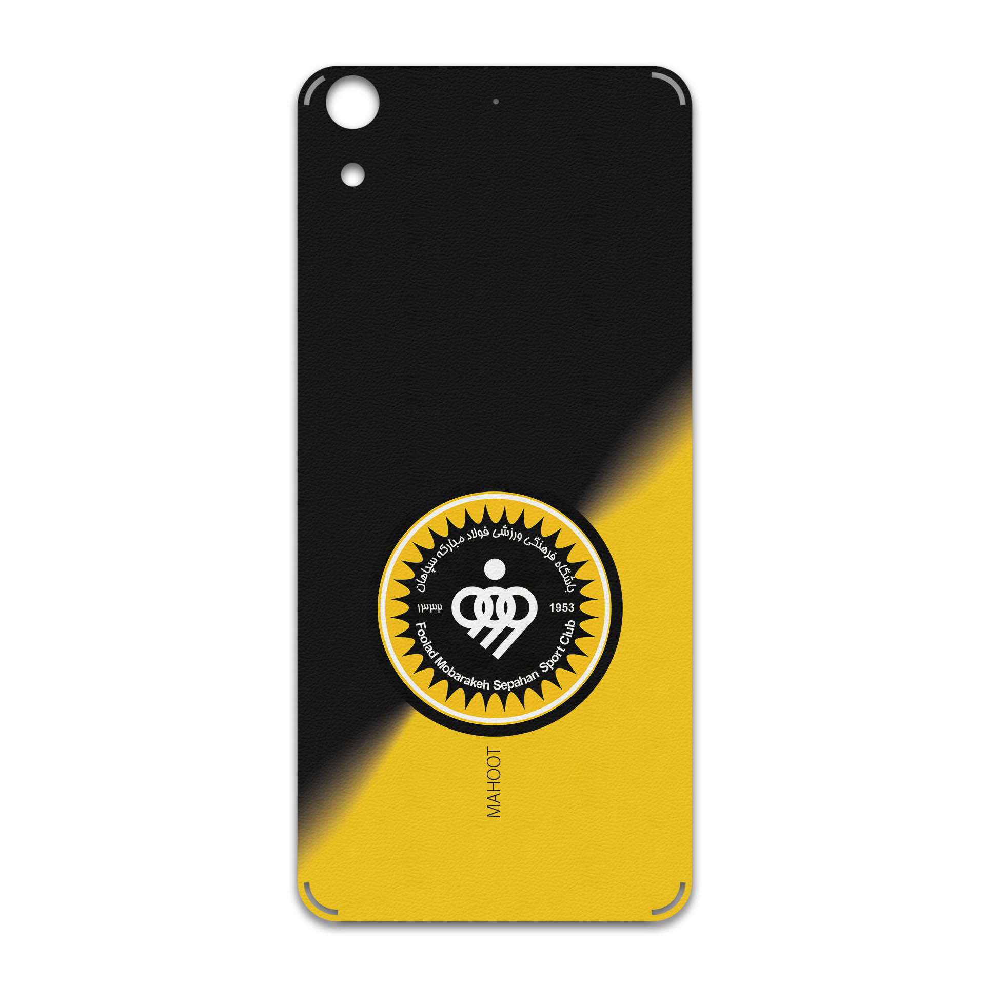 برچسب پوششی ماهوت مدل Sepahan-FC مناسب برای گوشی موبایل اچ تی سی Desire 626