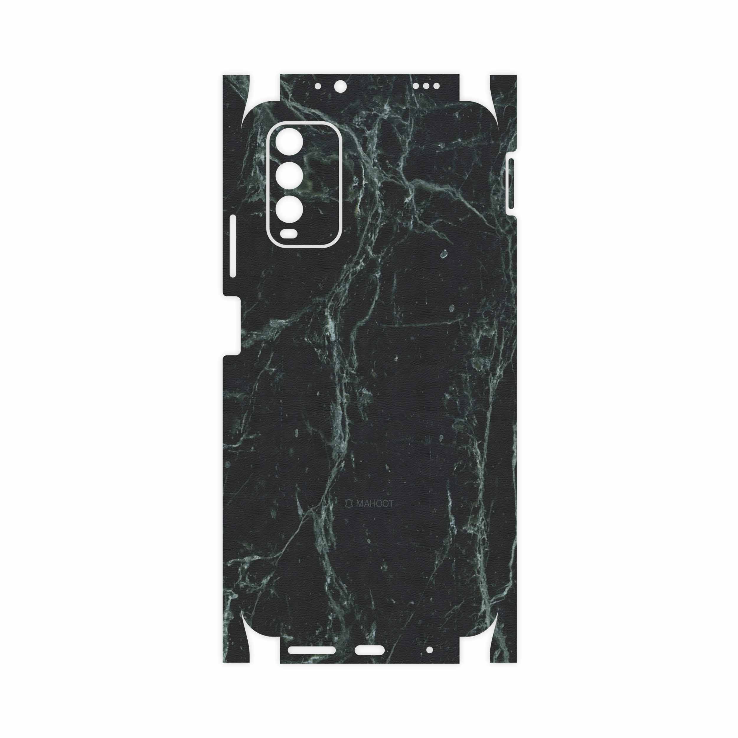 برچسب پوششی ماهوت مدل Graphite-Green-Marble-FullSkin مناسب برای گوشی موبایل شیائومی Redmi 9T