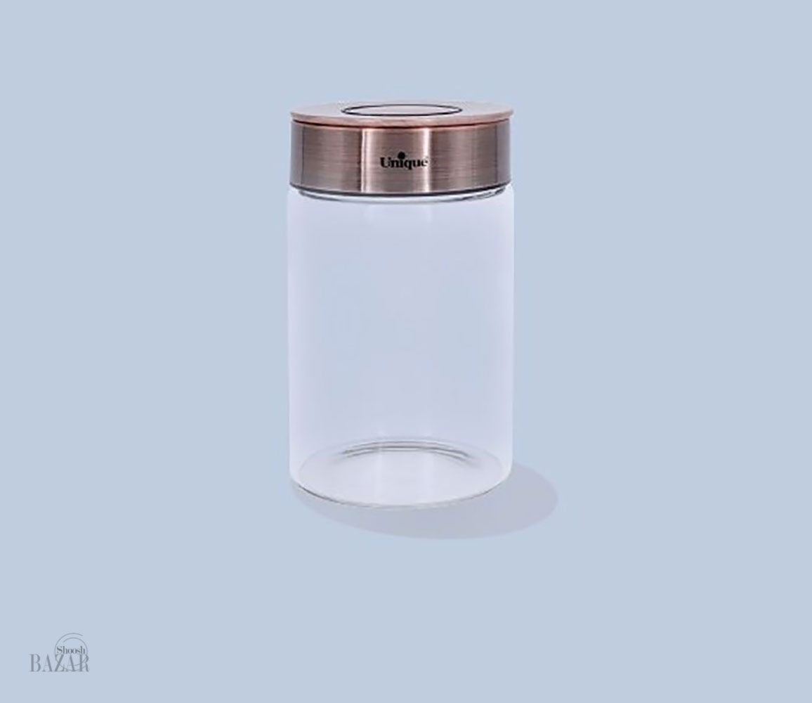 بانکه شیشه ای در مسی 10 سانت یونیک کد 1714