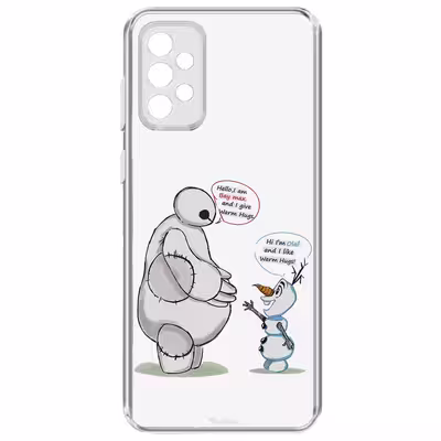 کاور طرح Olaf &amp; Baymax مناسب برای گوشی موبایل سامسونگ Galaxy A33 5G
