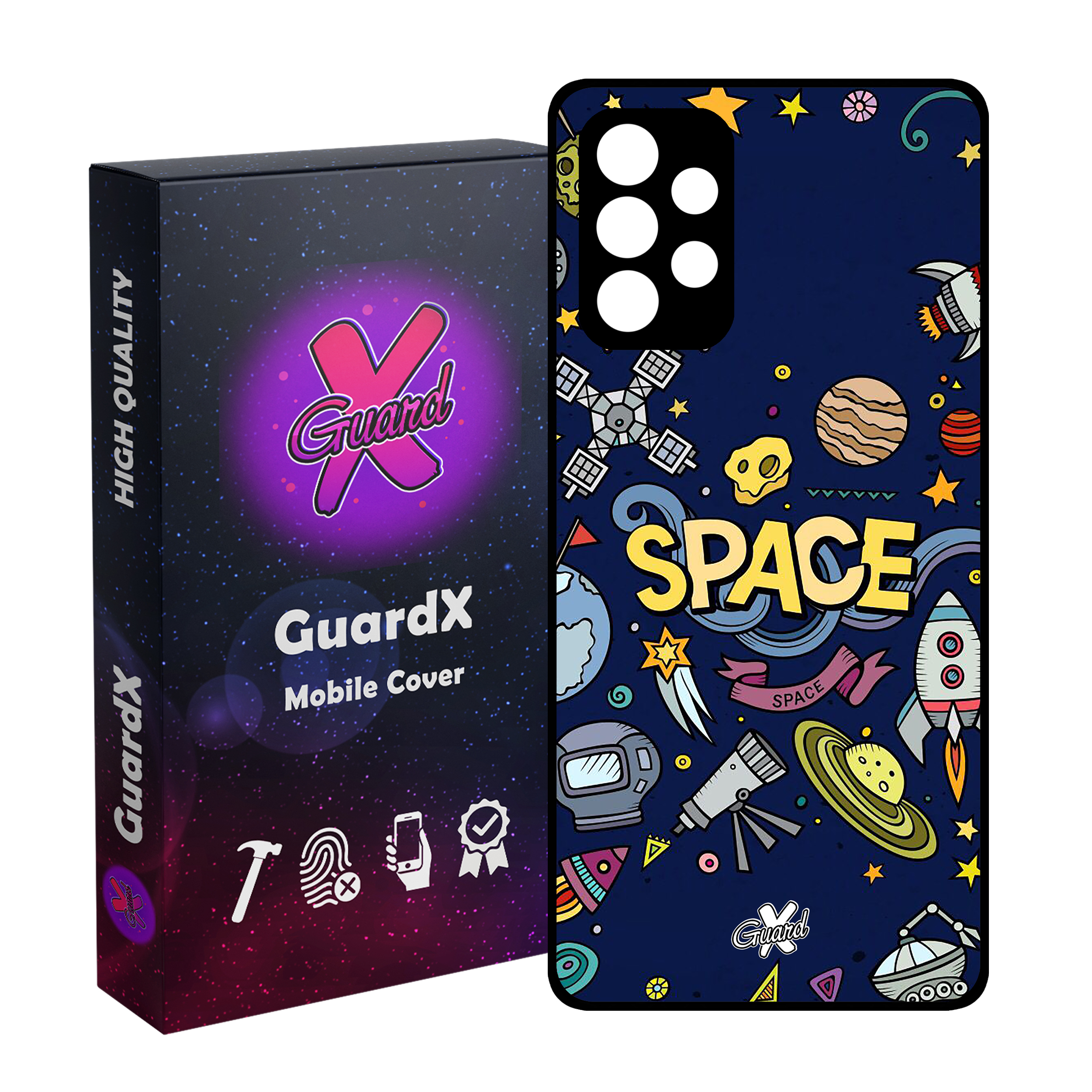 کاور گارد ایکس طرح Galaxy مدل Glass10009 مناسب برای گوشی موبایل سامسونگ Galaxy A32 5G