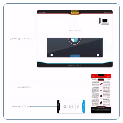 برچسب پوششی ماهوت مدل BMW مناسب برای تبلت سامسونگ Galaxy Tab S 10.5 2014 T805