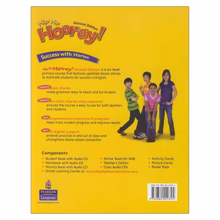 کتاب Hip Hip Hooray 3 اثر جمعی از نویسندگان انتشارات لانگمن 