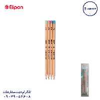 مداد مشکی وودی بلیستری 4عددی الیپون