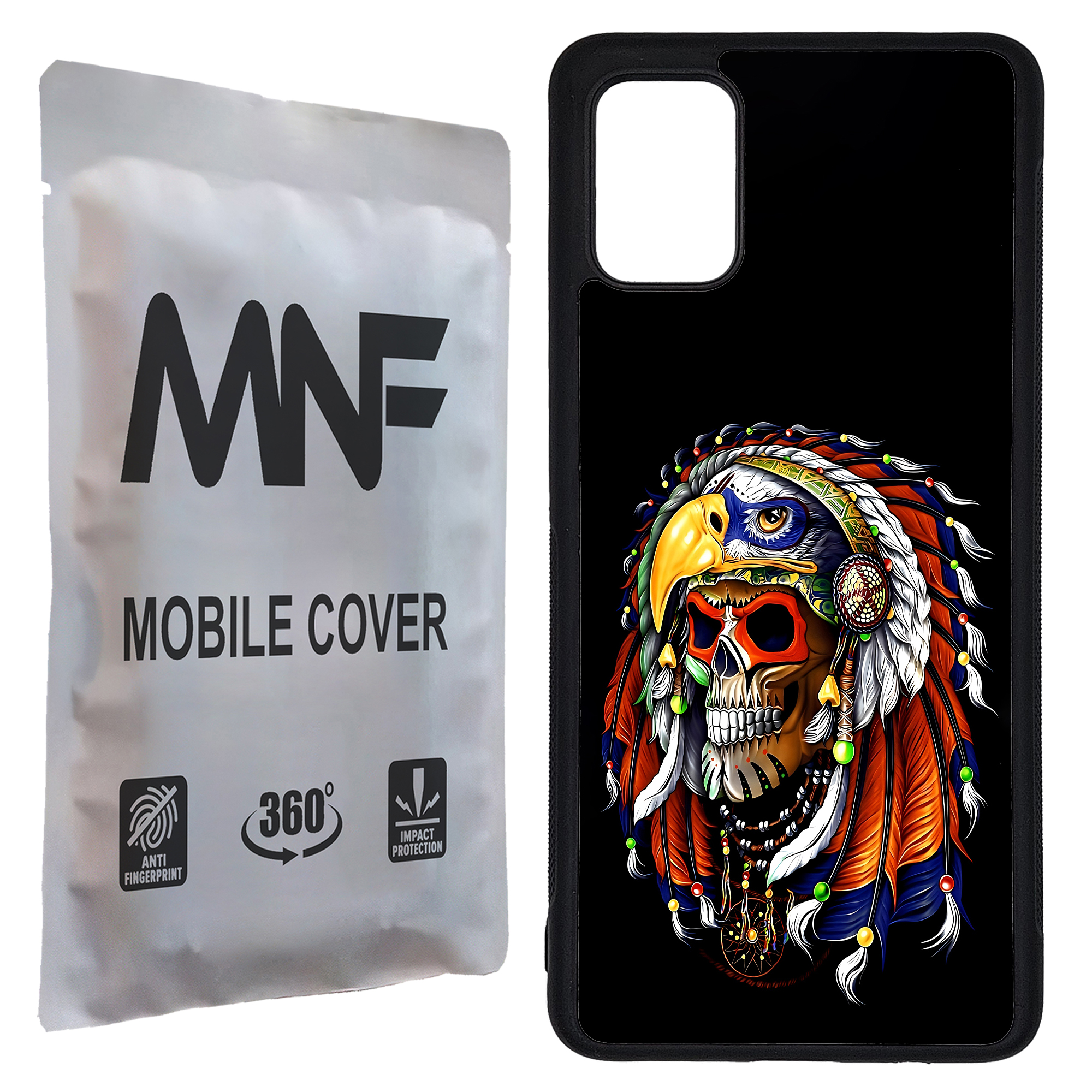 کاور ام ان اف طرح اسکلت کد P-046 مناسب برای گوشی موبایل سامسونگ Galaxy A51