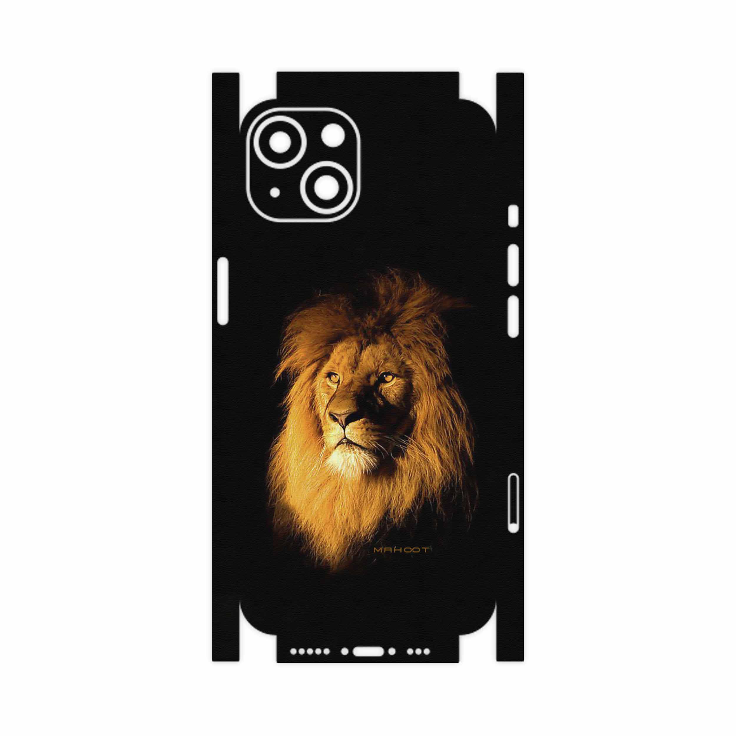 برچسب پوششی ماهوت مدل Lion-FullSkin مناسب برای گوشی موبایل اپل iPhone 13