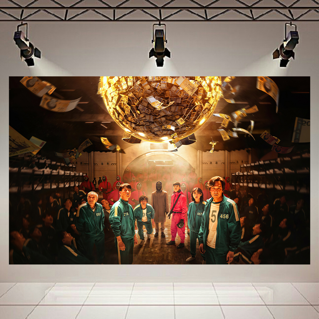  تابلو شاسی طرح Squid Game کد AR624