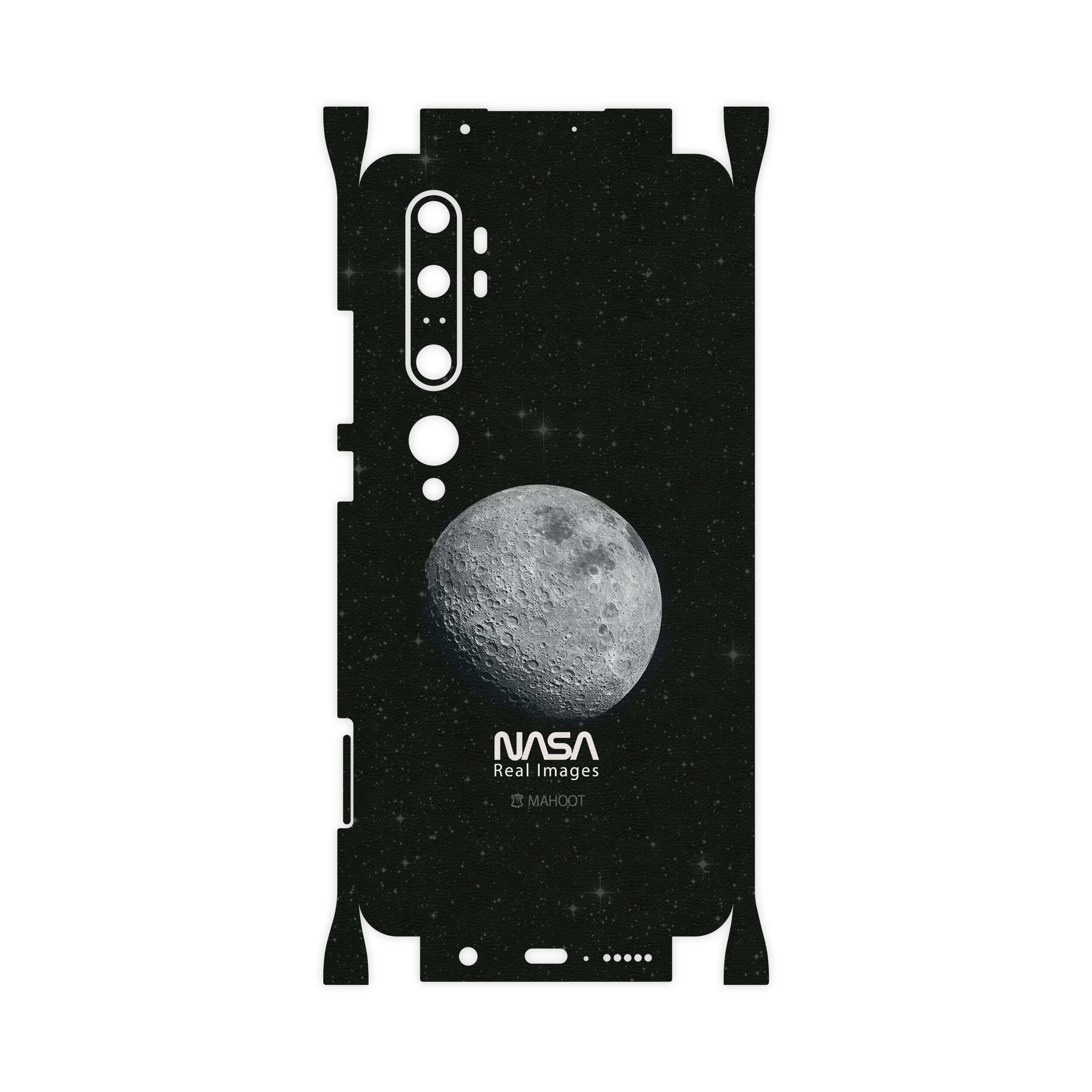 برچسب پوششی ماهوت مدل Moon-By-NASA-FullSkin مناسب برای گوشی موبایل شیائومی MI Note 10 Pro