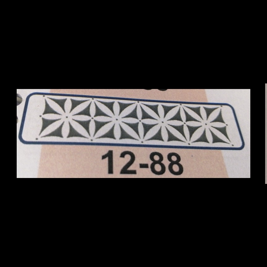 شابلون طرح حاشیه کد 88 سایز 40 در 12 سانت 