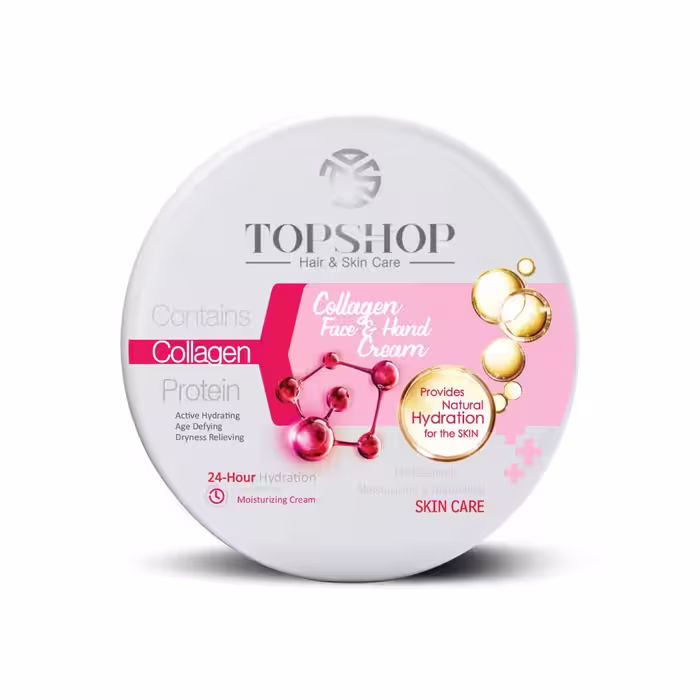کرم مرطوب کننده تاپ شاپ مدل کلاژن حجم 200 میلی لیتر بسته دو عددی