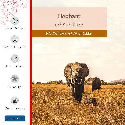 برچسب پوششی ماهوت مدل Elephant مناسب برای گوشی موبایل نوکیا 9 Pureview