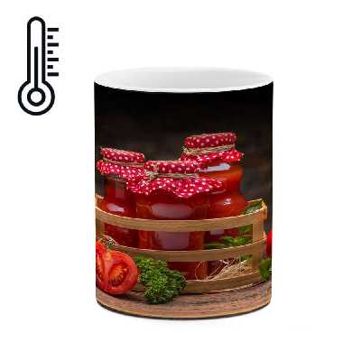 ماگ حرارتی کاکتی طرح گوجه فرنگی مدل mgh14534