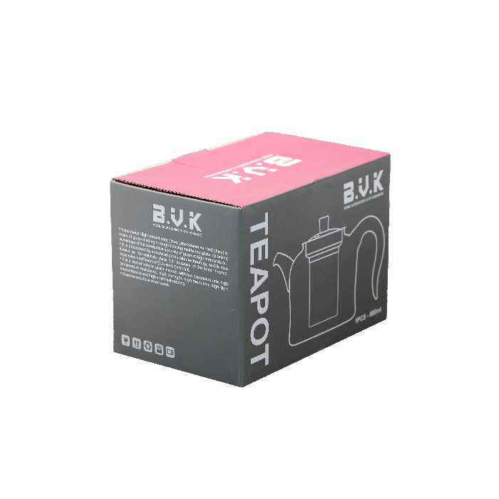 قوری بی.وی.کی مدل شفاف کد 314310