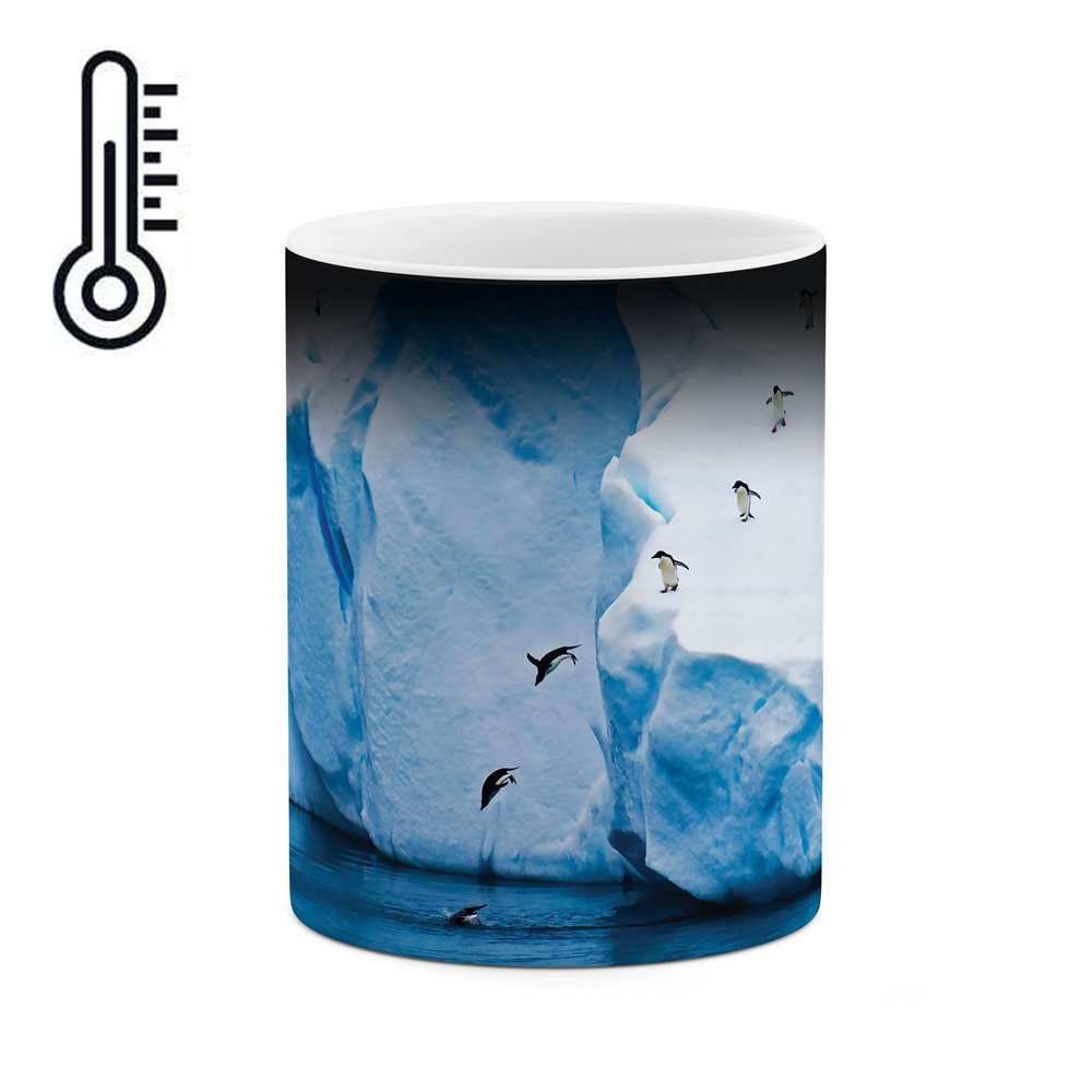 ماگ حرارتی طرح پنگوئن مدل mgph10125