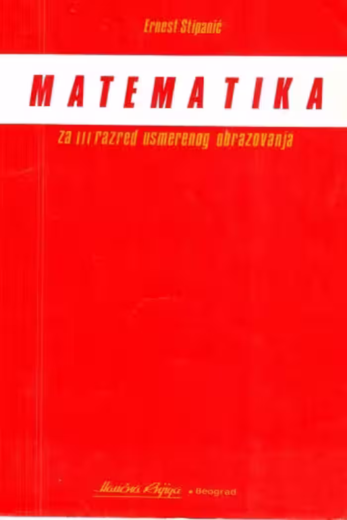 خرید و دانلود نسخه کامل کتاب Matematika za III razred uzmerenog obrazovanja