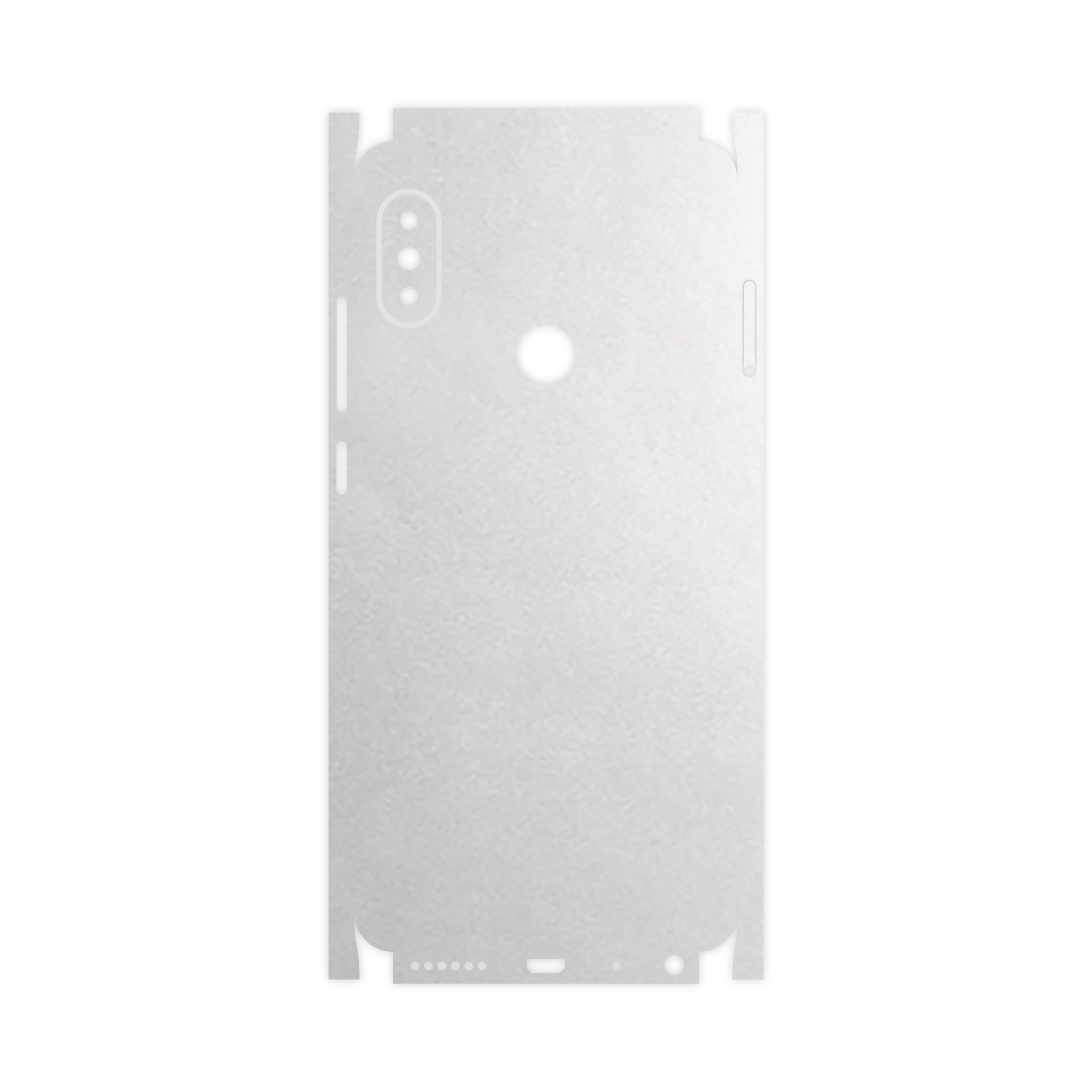 برچسب پوششی ماهوت مدل Metallic-White-FullSkin مناسب برای گوشی موبایل شیائومی Redmi Note 5 Pro