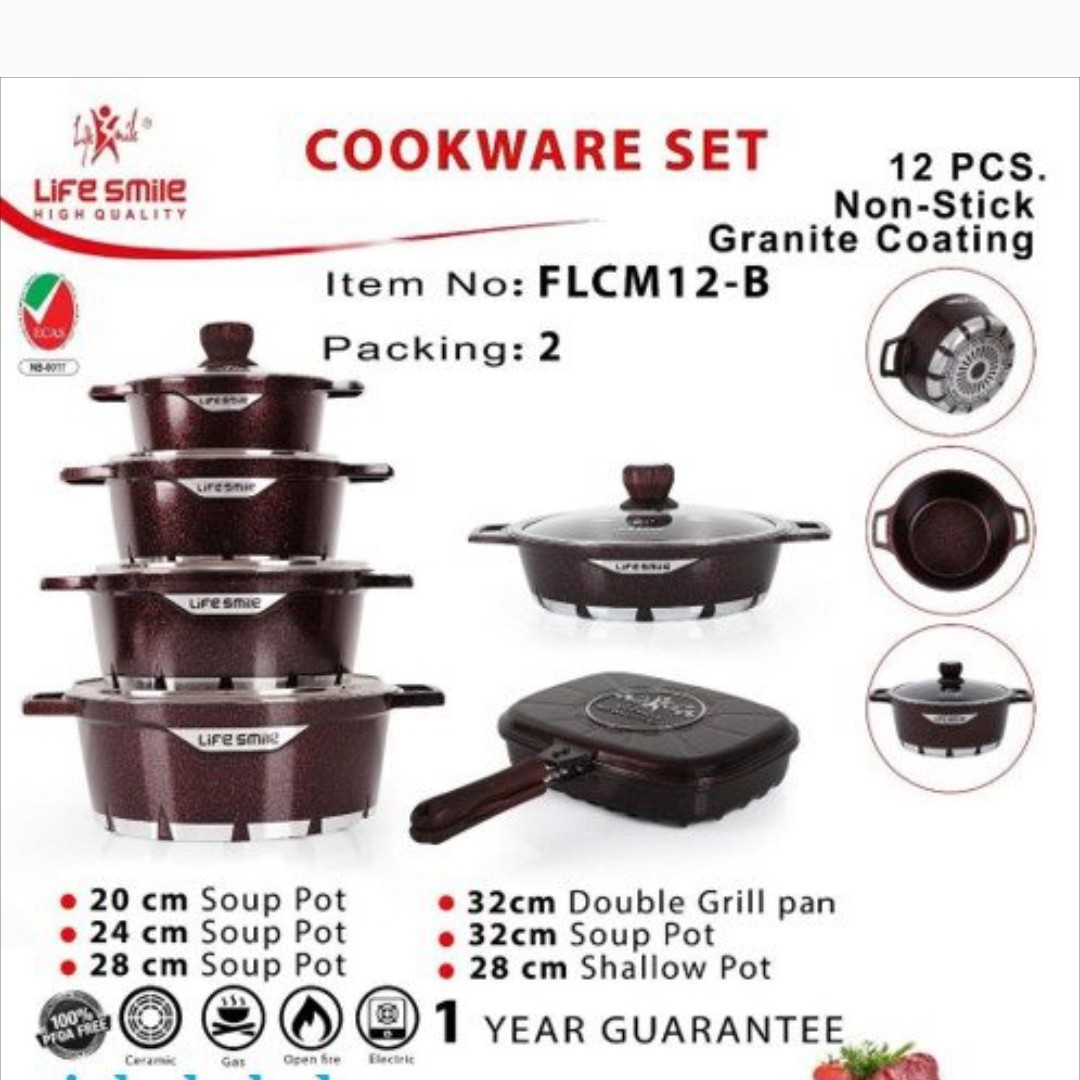 سرویس 12 پارچه لایف اسمایل مدل flcmزرشکی