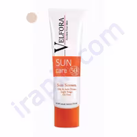 کرم ضدآفتاب فاقد چربی SPF50 ولفرا بژ روشن 40 میلی لیتر