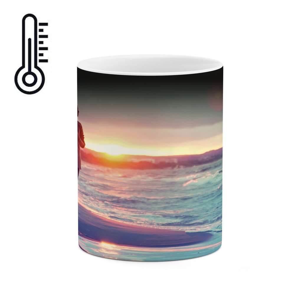 ماگ حرارتی کاکتی طرح دختر مدل mgh15774