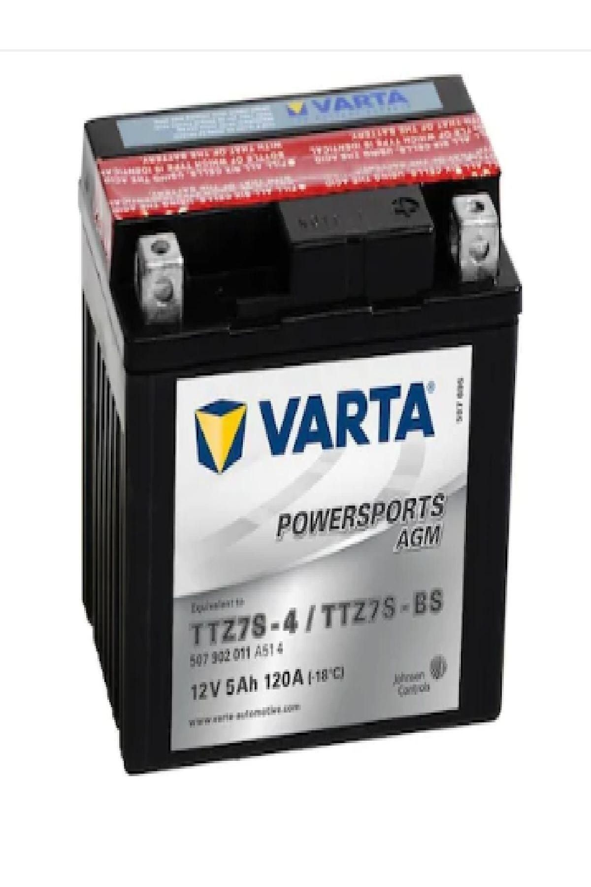 باتری موتور سیکلت TTZ7S BS 12V5AH وارتا Varta