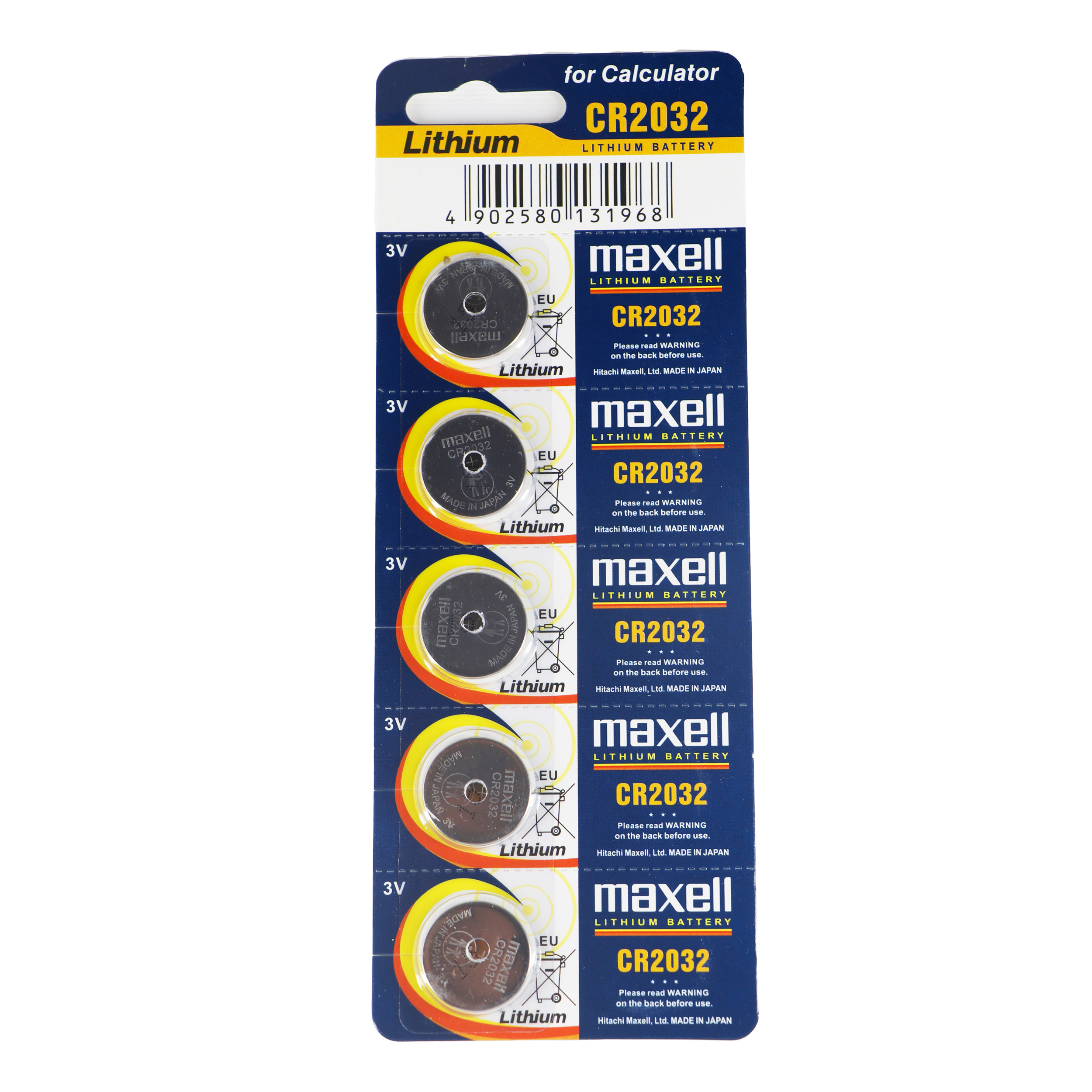 باتری سکه ای مکسل مدل CR2032 بسته پنج عددی