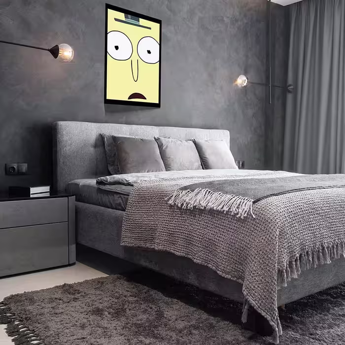تابلو مدل Rick &amp; Morty کد F-1039