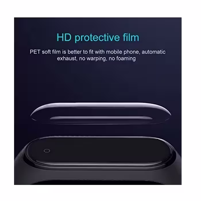 محافظ صفحه نمایش ولگا مدل VO-Mi5 مناسب برای مچ بند هوشمند شیائومی Mi band 5 بسته 5 عددی