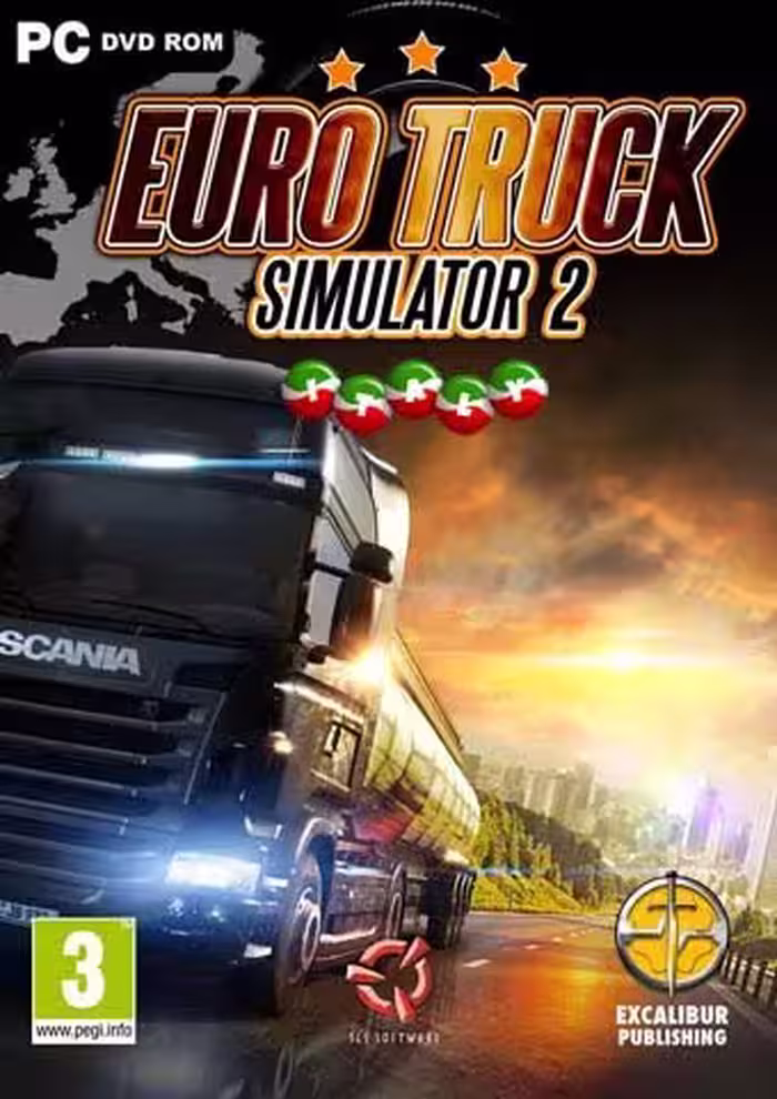 بازی کامپیوتر Euro Truck Simulator 2 Italy Edition