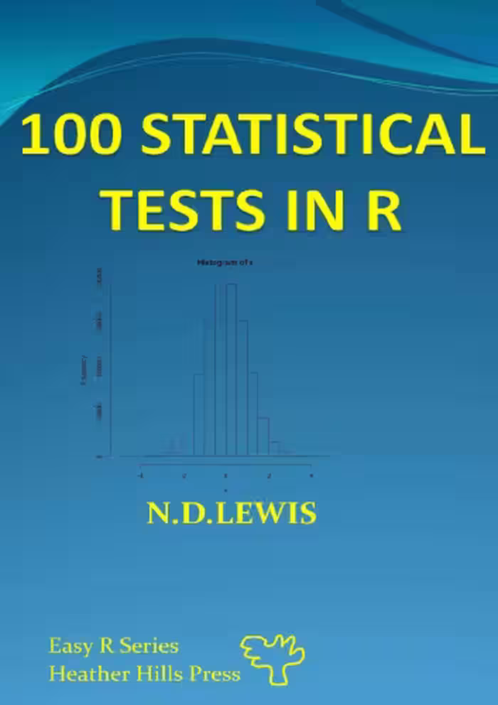 خرید و دانلود نسخه کامل کتاب 100 Statistical Tests: In R