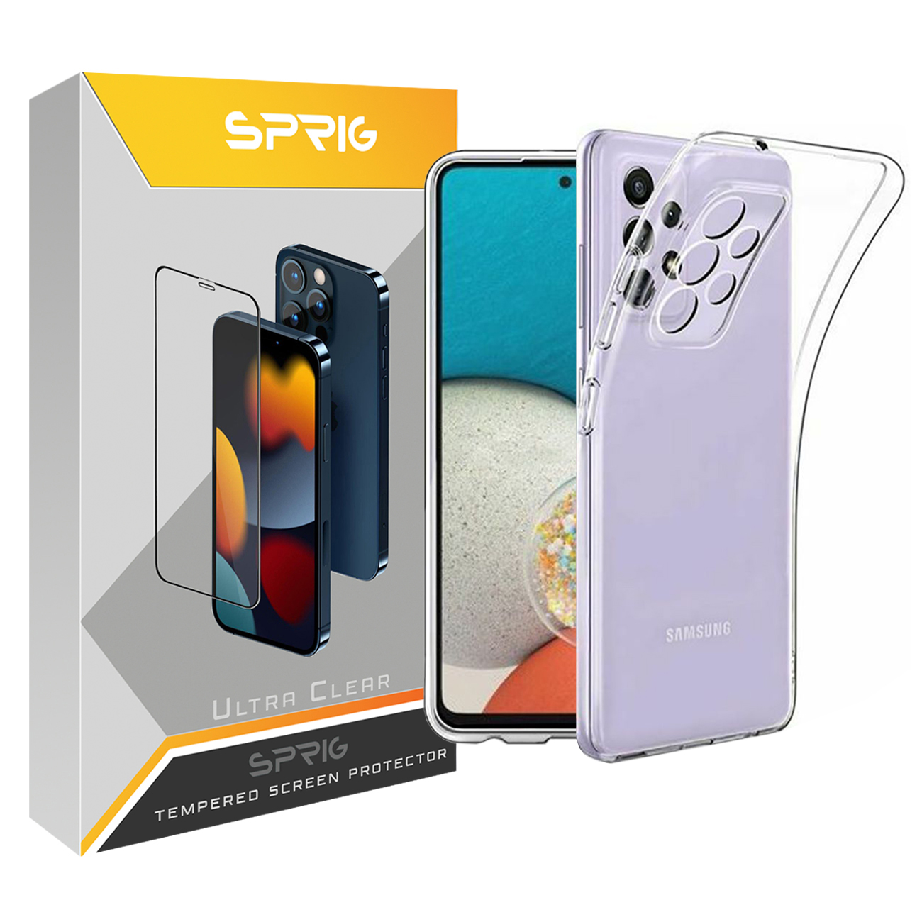 کاور اسپریگ مدل Clear مناسب برای گوشی موبایل سامسونگ Galaxy A53 5G