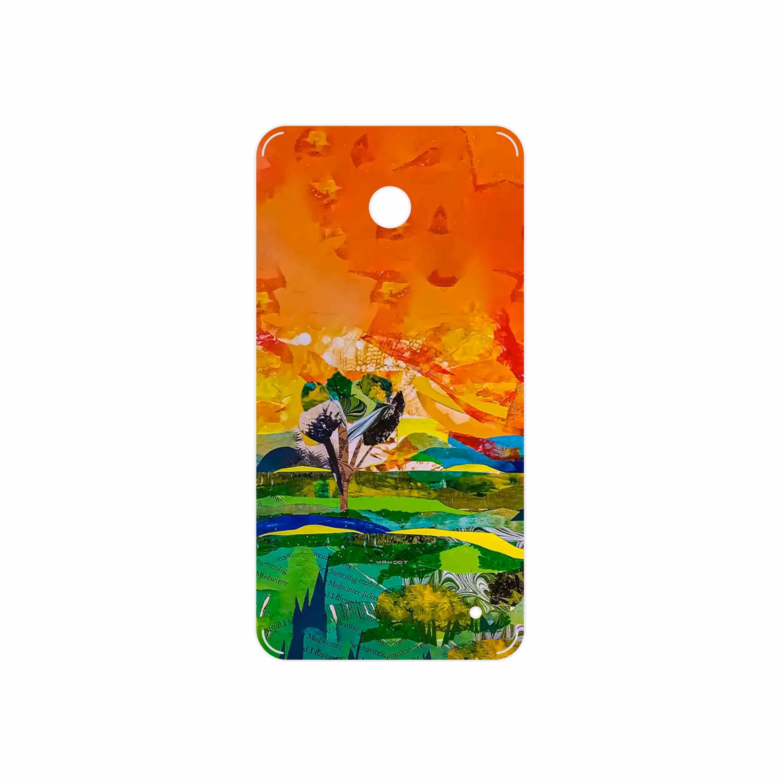 برچسب پوششی ماهوت مدل Collage of Painting مناسب برای گوشی موبایل نوکیا Lumia 630