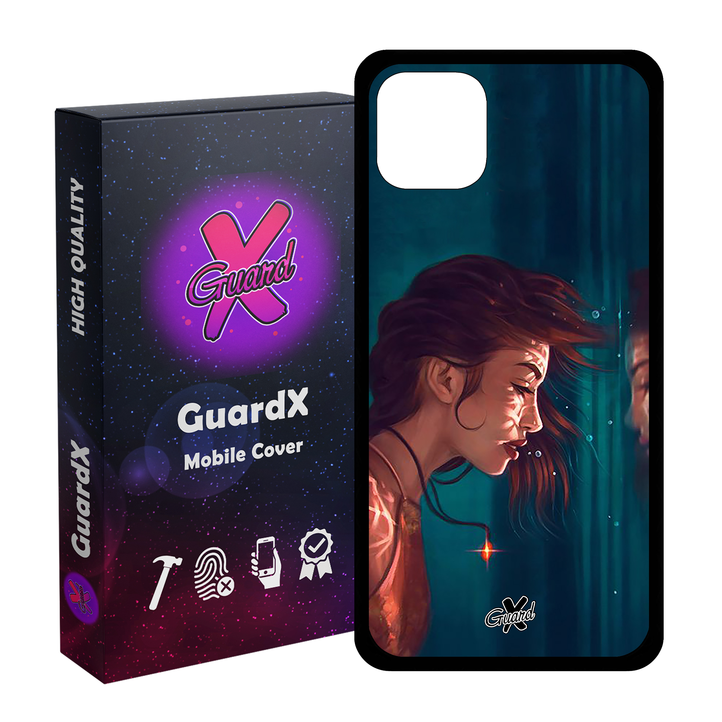 کاور گارد ایکس طرح دختر مدل Glass10371 مناسب برای گوشی موبایل اپل iPhone 11 Pro Max