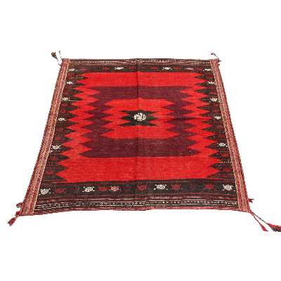 گلیم قدیمی دستباف دو متری سی پرشیا کد 187420