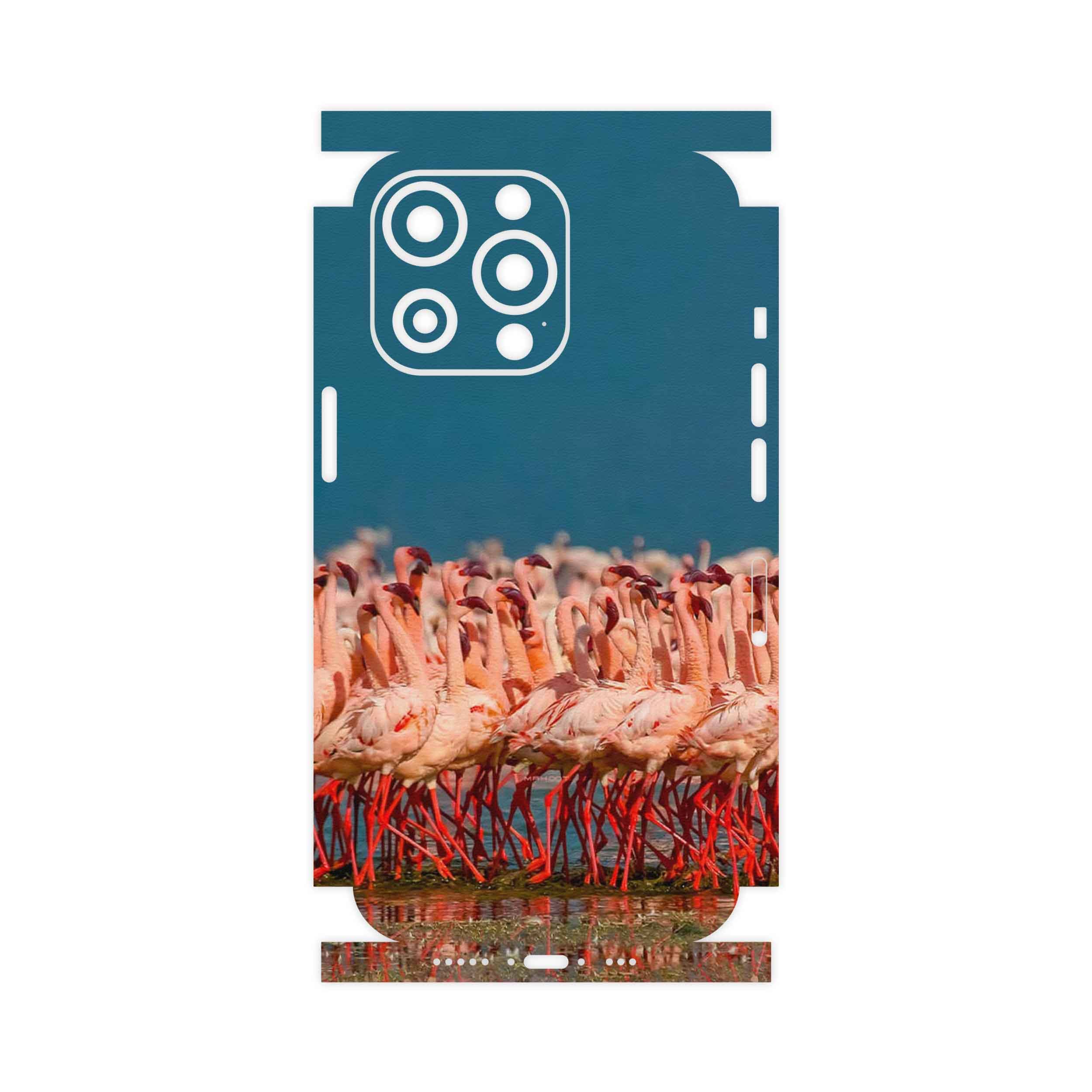 برچسب پوششی ماهوت مدل Flamingo-FullSkin مناسب برای گوشی موبایل اپل iphone 13 Pro