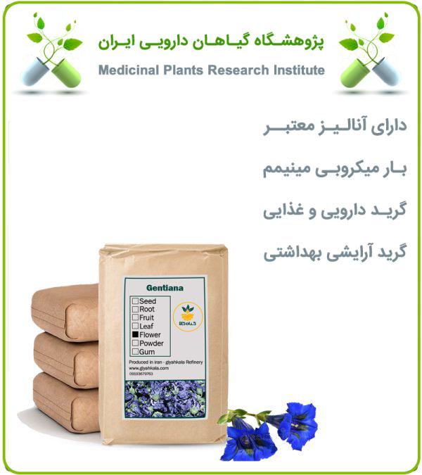 گل جنتیانا (گل سپاسی) خشک فله