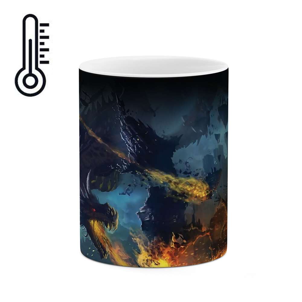 ماگ حرارتی طرح اژدها مدل mgph01536