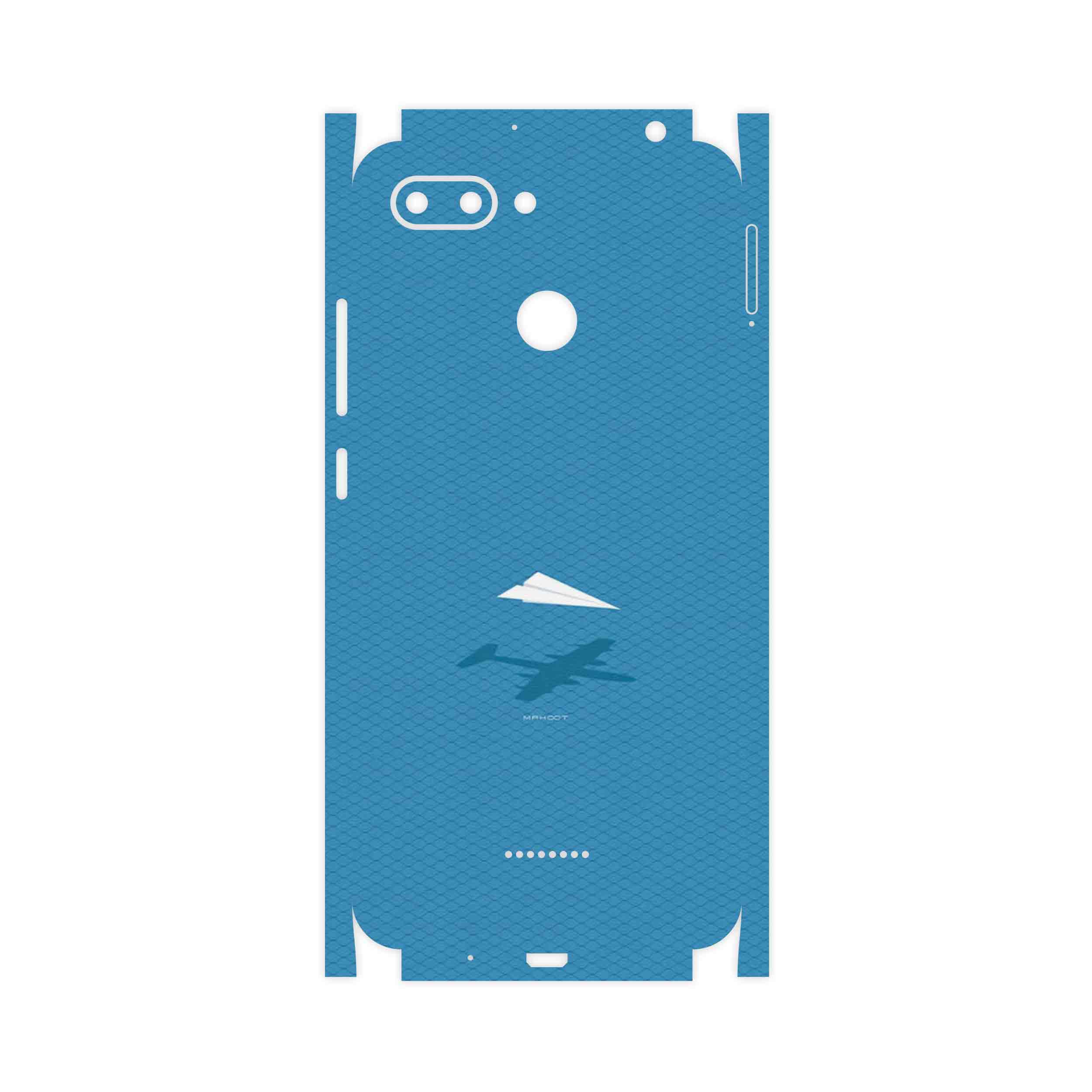 برچسب پوششی ماهوت مدل Minimal Paper Airplane-FullSkin مناسب برای گوشی موبایل شیائومی Redmi 6