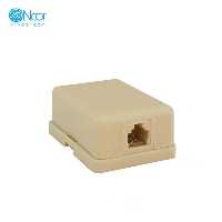 سوکت چسبی تلفن (تک سوکت) - مستر نور