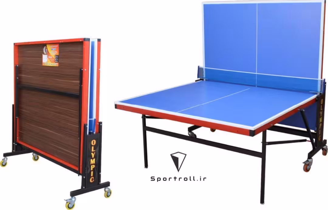 میز پینگ پنگ چرخدار 25 ميل MDF مدل Olympic-E3