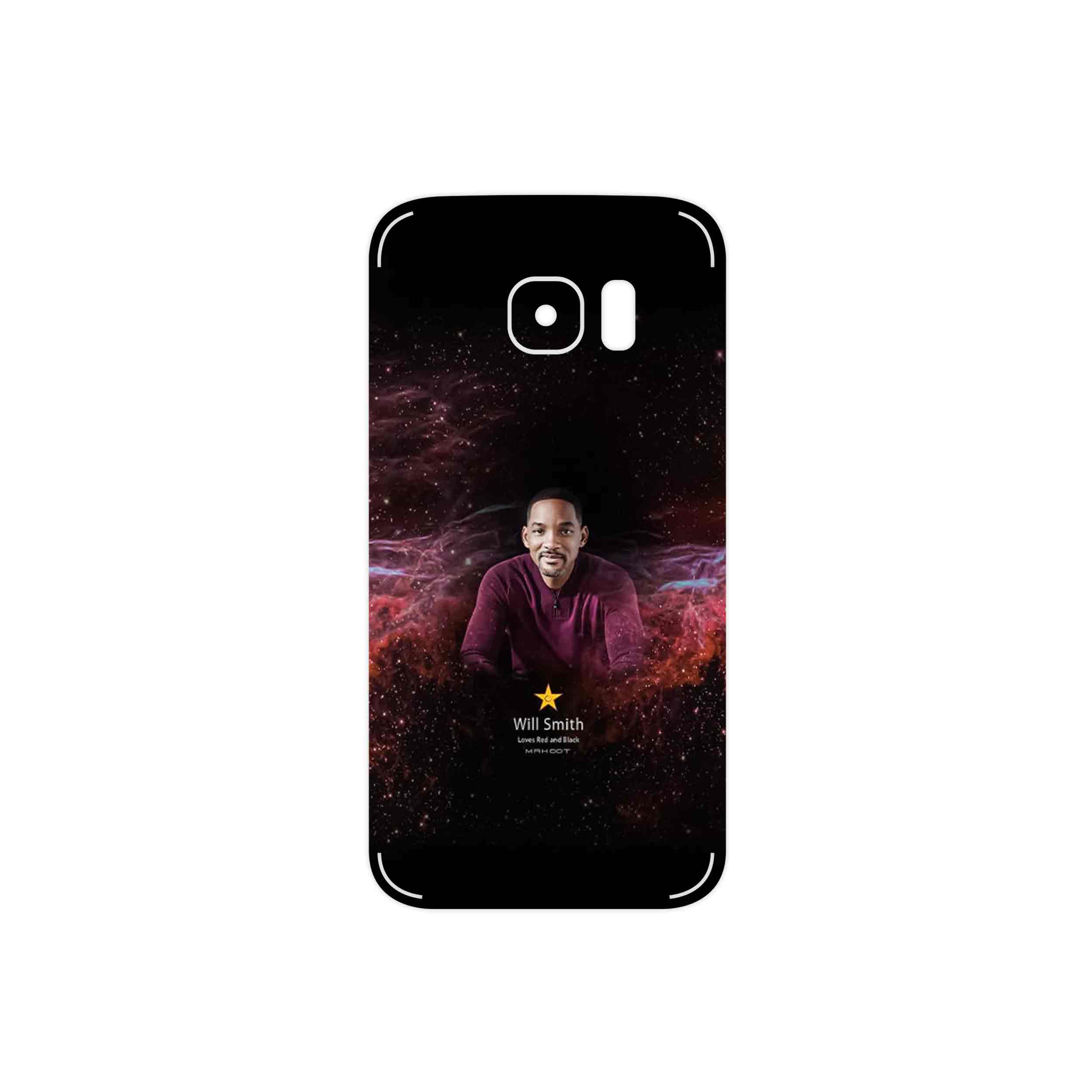 برچسب پوششی ماهوت مدل Will Smith مناسب برای گوشی موبایل سامسونگ Galaxy S7