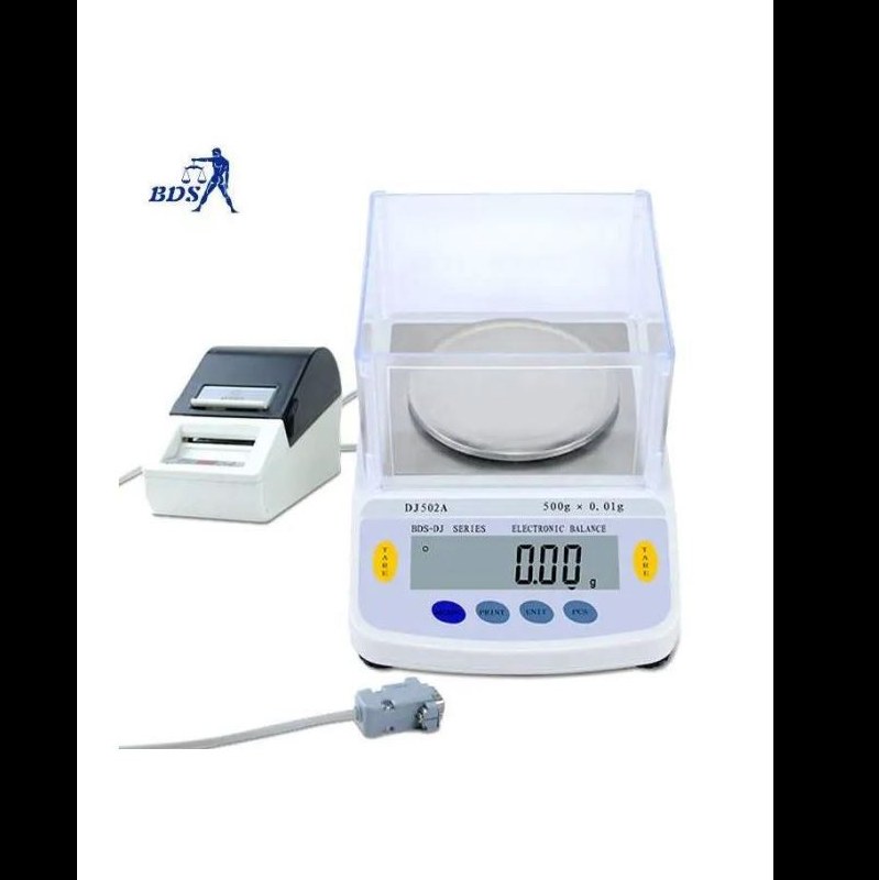 ترازوی آزمایشگاهی 500 گرم با دقت یک صدم 0.01 گرم مدل DJ502