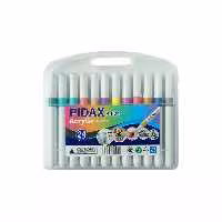ماژیک 24 رنگ اکریلیک جعبه طلقی پیداکس کد P624