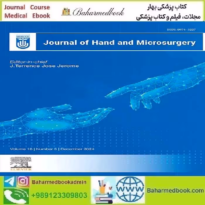 Journal of Hand and Microsurgery 2020-2024 Full Archives TRUE