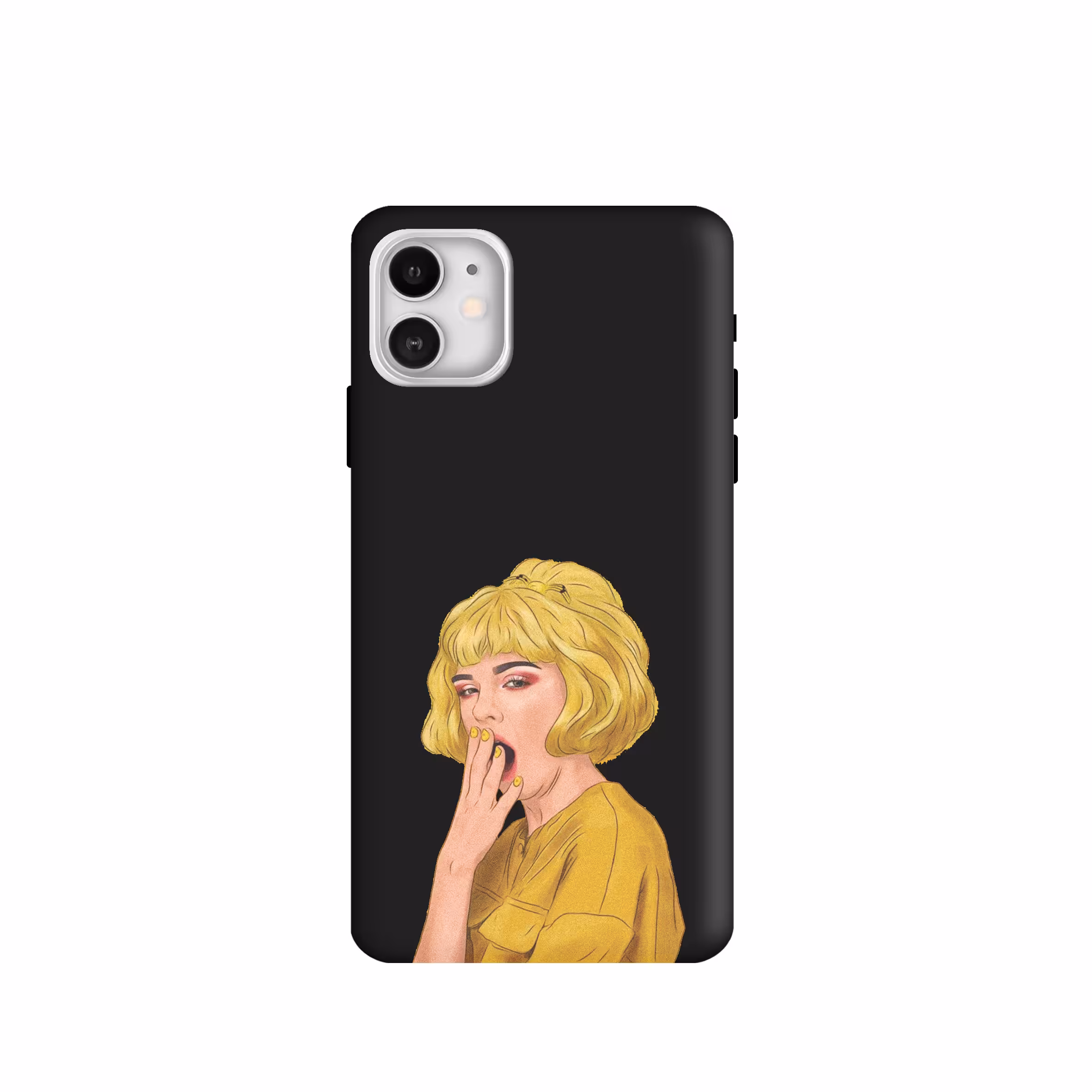 کاور طرح دختر خوابالو کد u4345 مناسب برای گوشی موبایل اپل iPhone 11