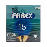 کاندوم فارکس مدل VIRGIN 15 مجموعه 3 عددی