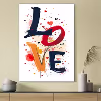 تابلو شاسی مدل love کد 8974 | دنیای قاب